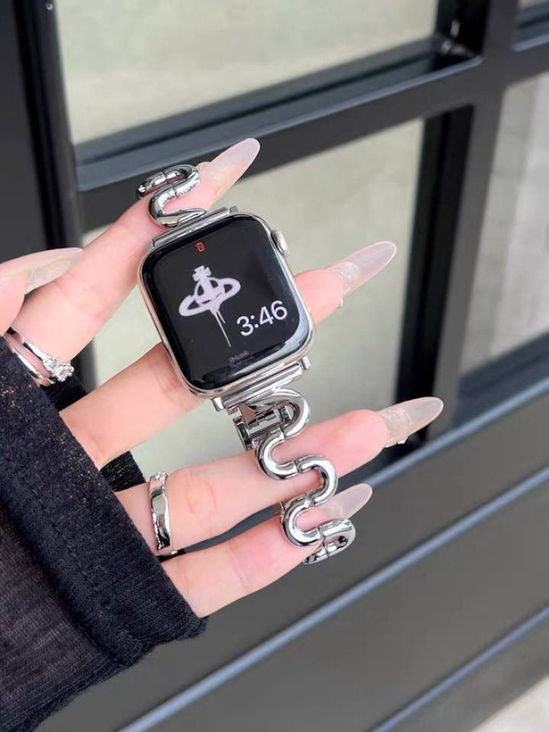 بند مشکی اپل واچ فلزی همراه اکسسوری