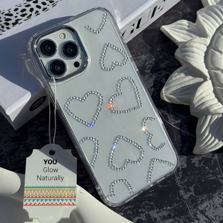 قاب فانتزی نگیندار آیفون همراه اکسسوری