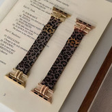 بند استیل فشن اپل واچ طرح پلنگی