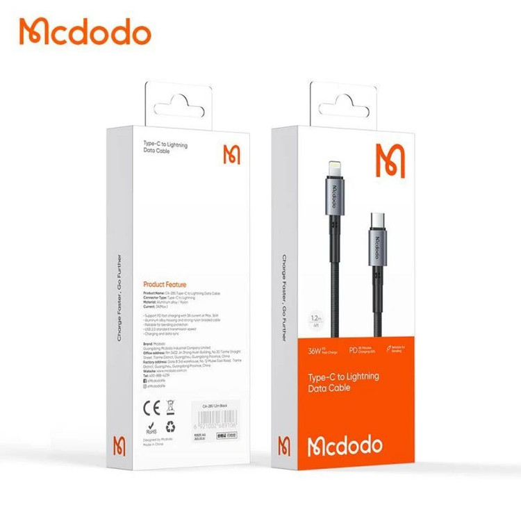 کابل Mcdodo CA-2850 با روکش نایلون بافته-شده