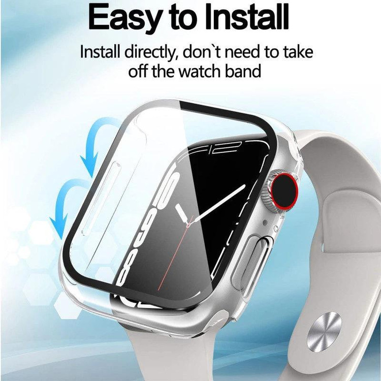 گلس شفاف لیتو LITO مناسب اپل واچ 41mm همراه اکسسوری