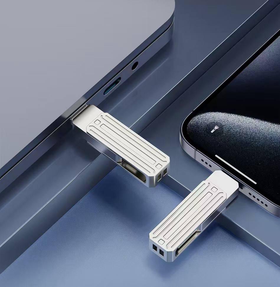 پورت Lightning فلش iFlash Drive برند WiWU همراه اکسسوری