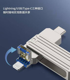 نمای نزدیک پورت USB-C فلش WiWU همراه اکسسوری