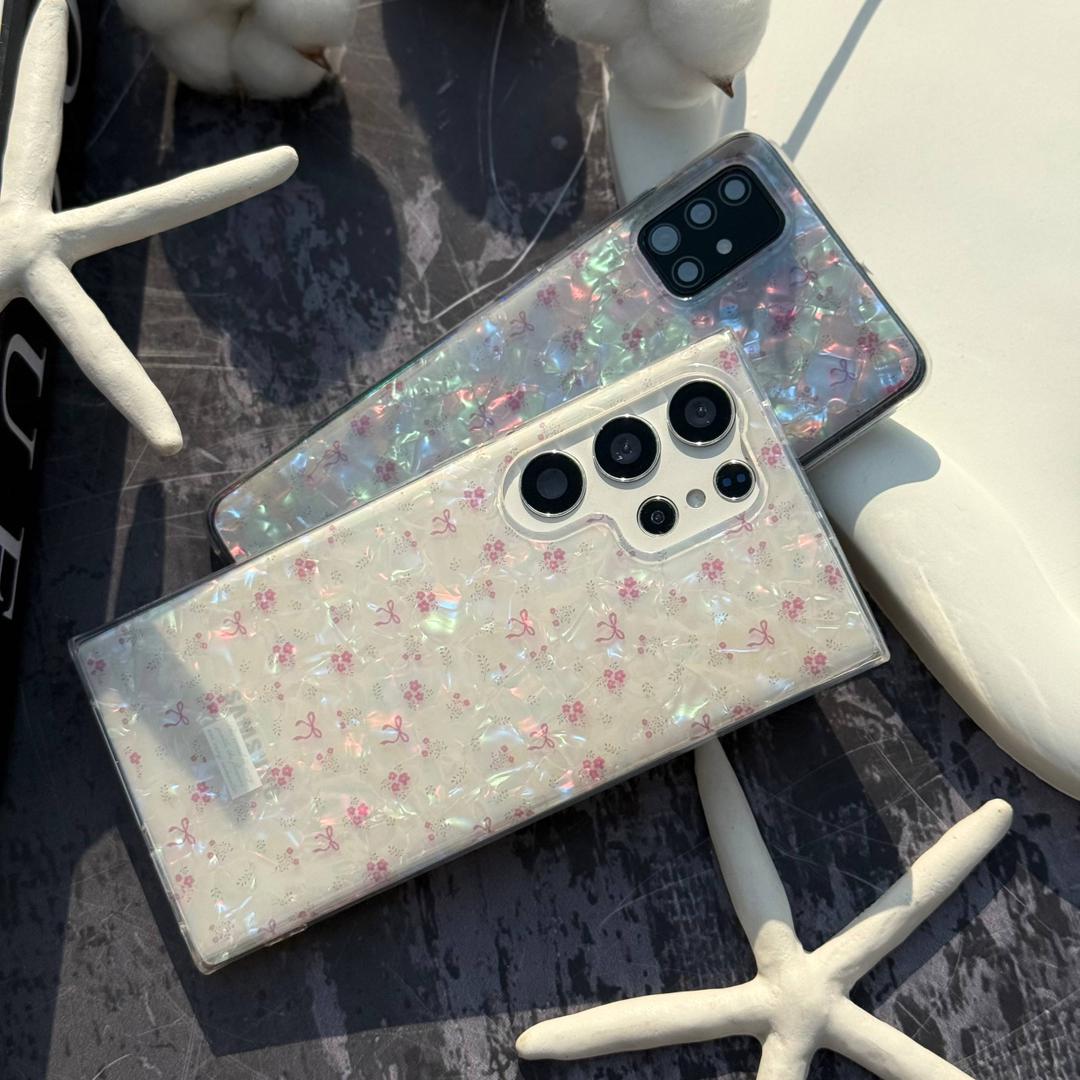 قاب یخی صدفی گل و پاپیون مخصوص گوشی‌های شیائومی Redmi