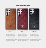 تصویر قاب پولو مدل KNIGHT مناسب سامسونگ S24 Ultra همراه اکسسوری