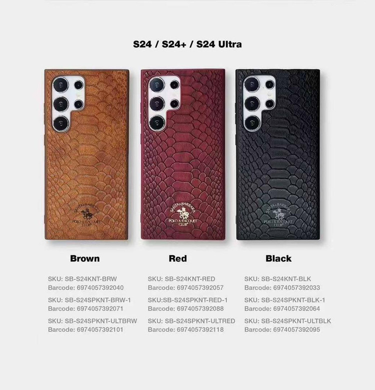 تصویر قاب پولو مدل KNIGHT مناسب سامسونگ S24 Ultra همراه اکسسوری