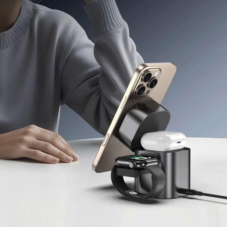 تصویر بخش مگنتی شارژ موبایل TOTU