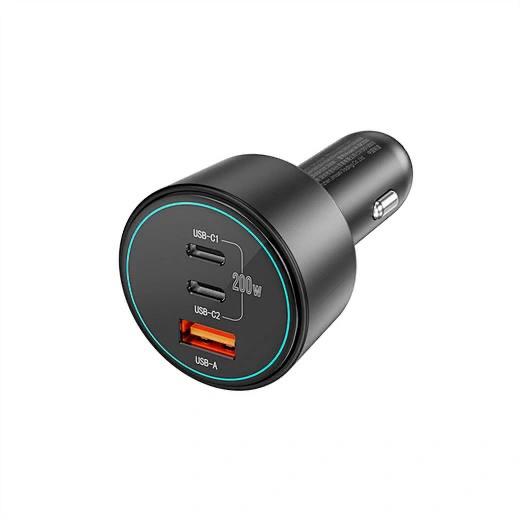 شارژر فندکی ویوو مدل Car Charger 200W Fast همراه اکسسوری