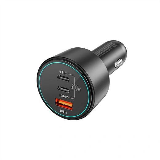 شارژر فندکی ویوو مدل Car Charger 200W Fast همراه اکسسوری