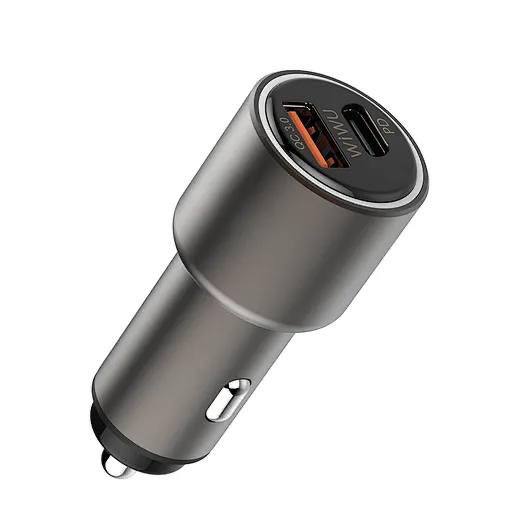 تصویر شارژر فندکی ویوو مدل Car Charger 36W Fast همراه اکسسوری