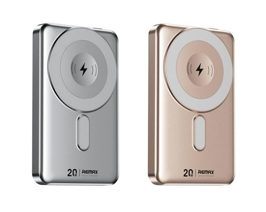 ۴. پاوربانک وایرلس ۱۵ وات ریمکس همراه اکسسوری