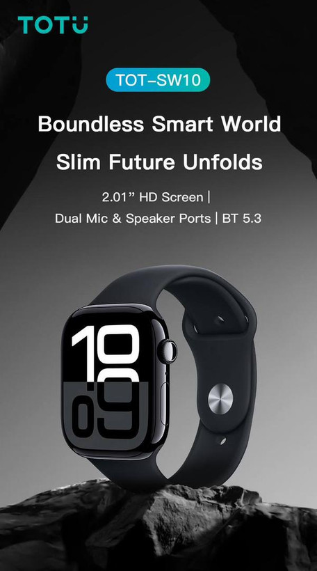۳. نمایشگر Ultra Wide ساعت هوشمند TOTU