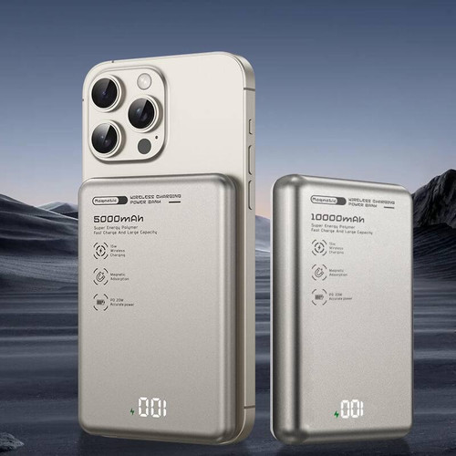 پاوربانک مگسیف اسلیم 10000 میلیآمپر TOTU همراه اکسسوری