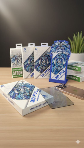 گلس سامسونگ S23 Ultra با چسب عالی همراه اکسسوری