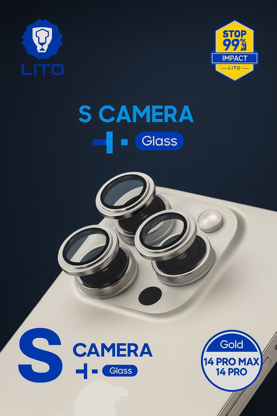 محافظ گلس لنز آیفون 12 مکس تا 17 مکس برند لیتو همراه اکسسوری