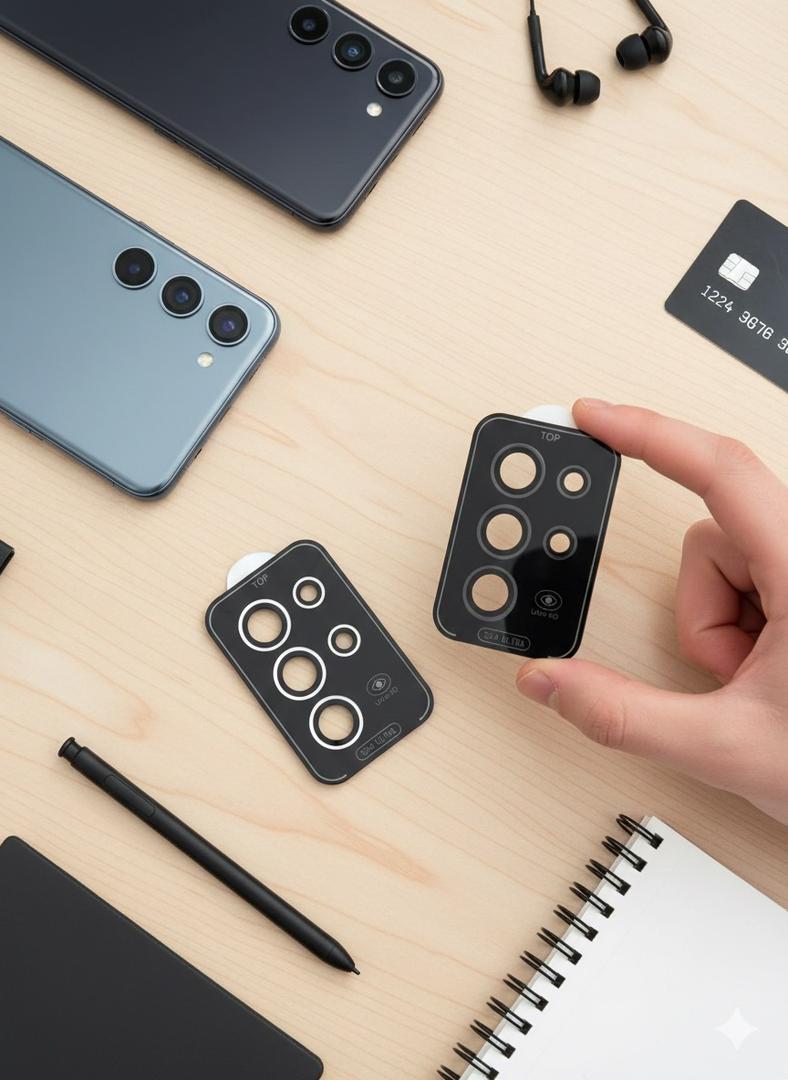 گلس لنز A25 Black همراه اکسسوری