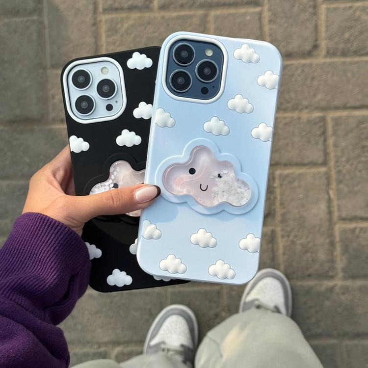 قاب آکواریومی ابری iPhone 16 همراه اکسسوری