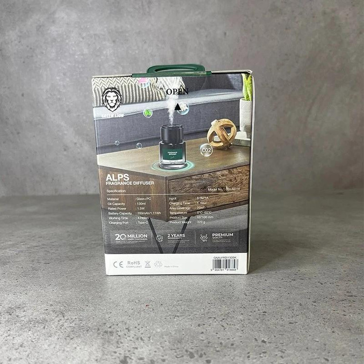 خوشبو کننده گرین لاین نصب شده در فندکی خودرو