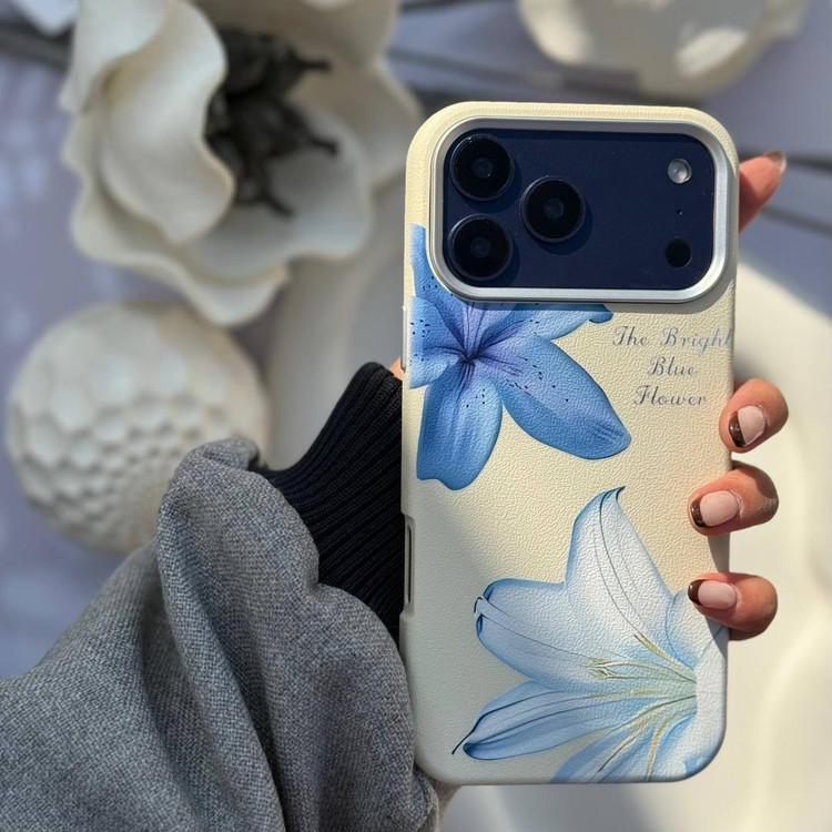 قاب لیلیوم آبی آیفون مدل 17 همراه اکسسوری