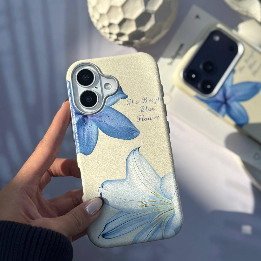 قاب ماسا کیس آبی آیفون 16 همراه اکسسوری