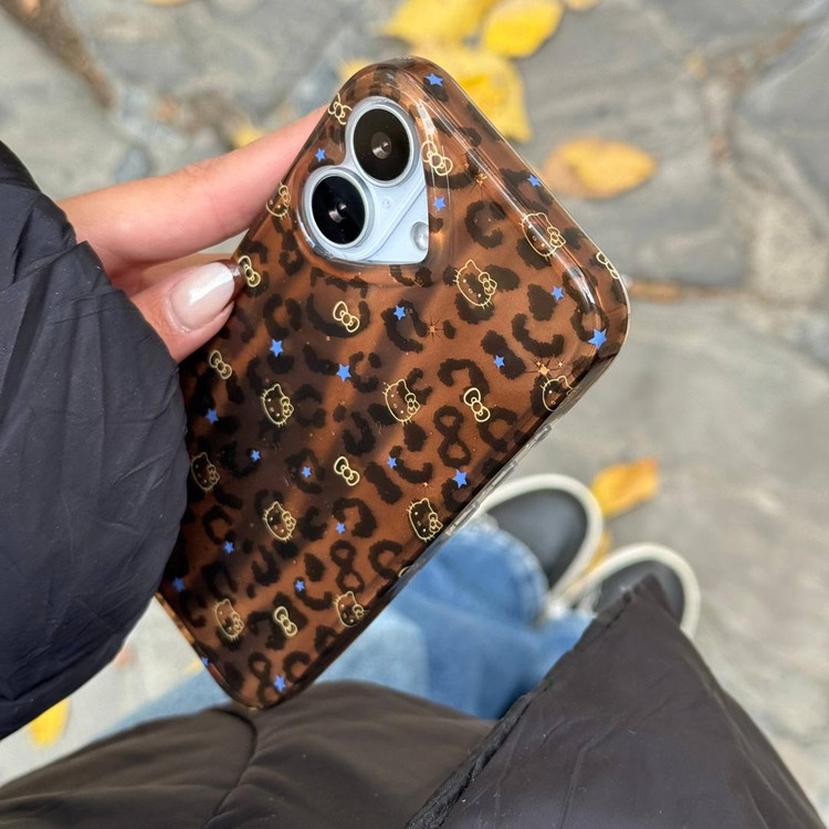 قاب پلنگی کیتی iPhone 13Promax همراه اکسسوری