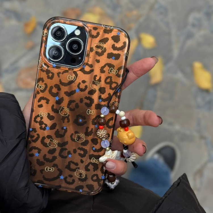 قاب پلنگی کیتی iPhone 14Promax همراه اکسسوری