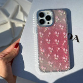 قاب لاله یخی نگین دار iPhone 12Promax همراه اکسسوری