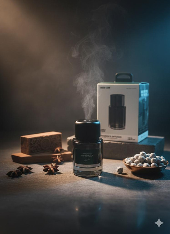 خوشبوکننده خودرو و منزل گرین لاین با عطر اقیانوسی همراه اکسسوری