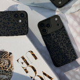 قاب پلنگی مشکی iPhone 14Promax همراه اکسسوری