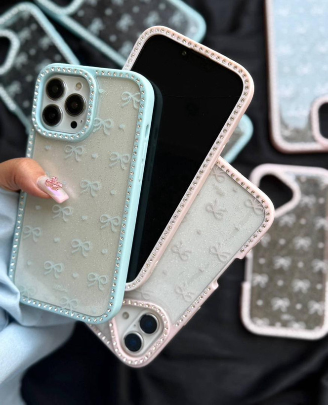 شاین کریستالی سطح شفاف قاب پاپیونی