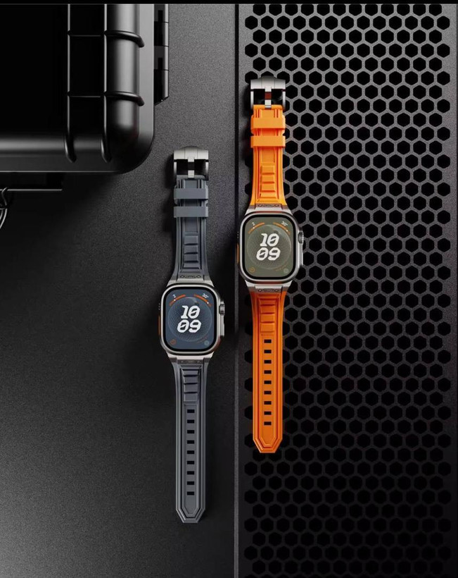 بند سافت رابر مچا استایل Apple Watch 46 همراه اکسسوری