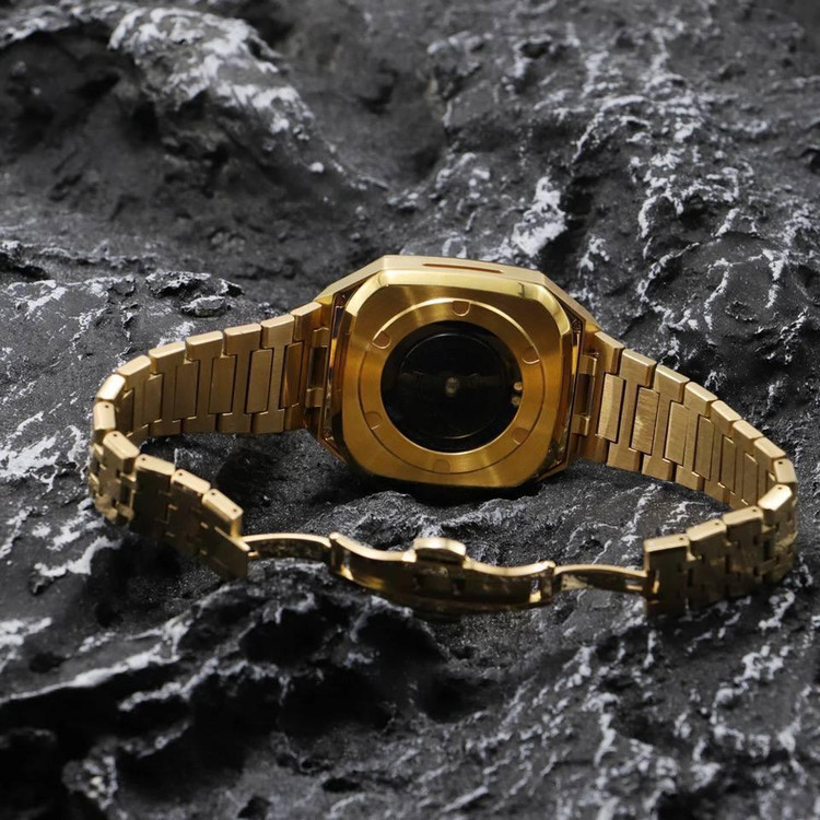 بند لاکچری گلدن استایل Apple Watch 44 همراه اکسسوری