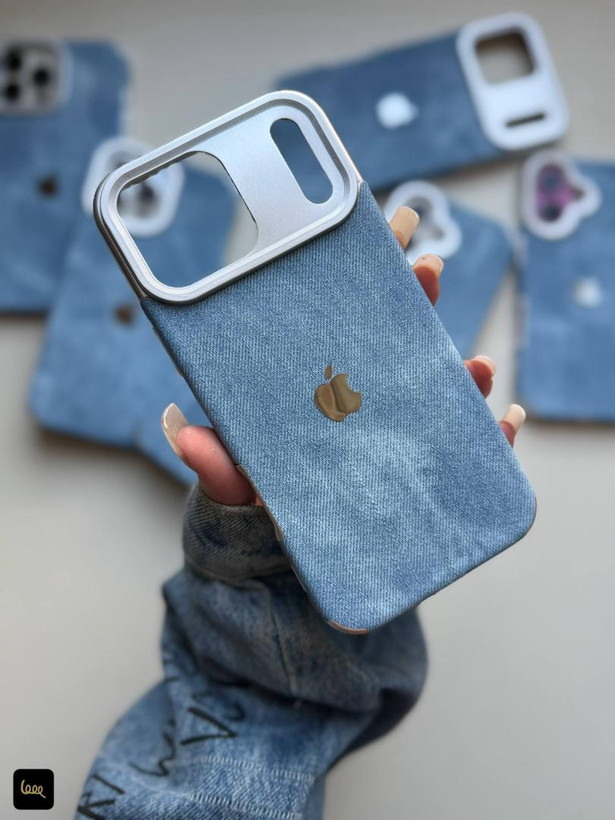 قاب گوشی آیفون با بافت جین