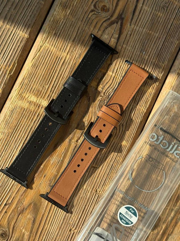 بند چرمی اپل واچ با دوخت مقاوم