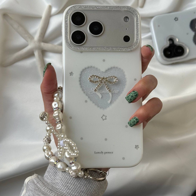 قاب فانتزی پاپیونی ایفون با آویز