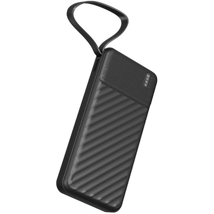 پاوربانک با ۴ کابل متصل