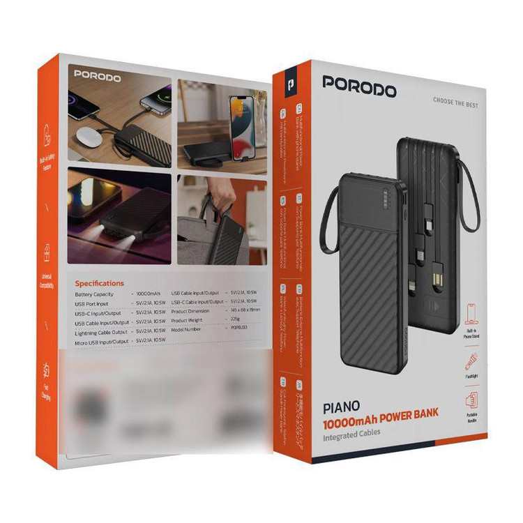 پاوربانک Porodo Piano 30000 میلی آمپر