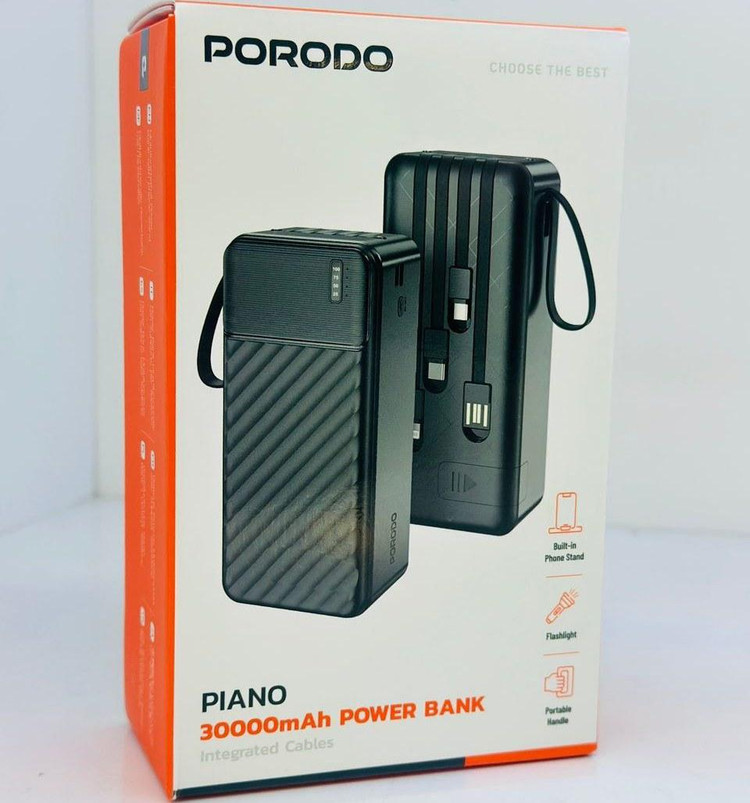 پاوربانک Porodo Piano همراه اکسسوری