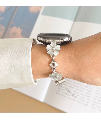 بند اپل واچ گل دار مناسب استفاده روزمره