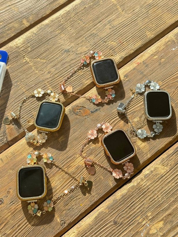 بند اپل واچ گل بابونه 3 همراه اکسسوری