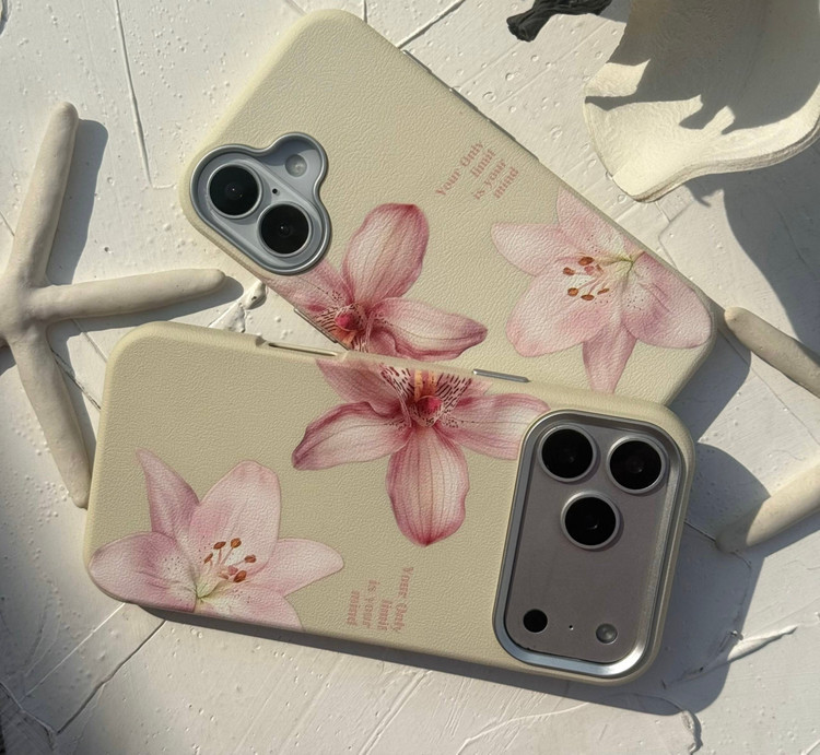 محافظت لبه های قاب ماسا کیس لیلیوم صورتی