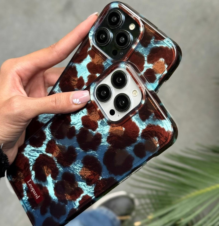 قاب پلنگی ایفون همرا اکسسوری