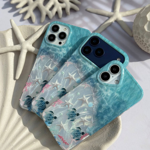 قاب IMD طرح ساحل آیفون همراه اکسسوری نمای جلو