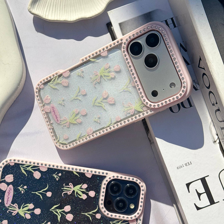 قاب محافظ آیفون مدل نگین دار اکلیلی