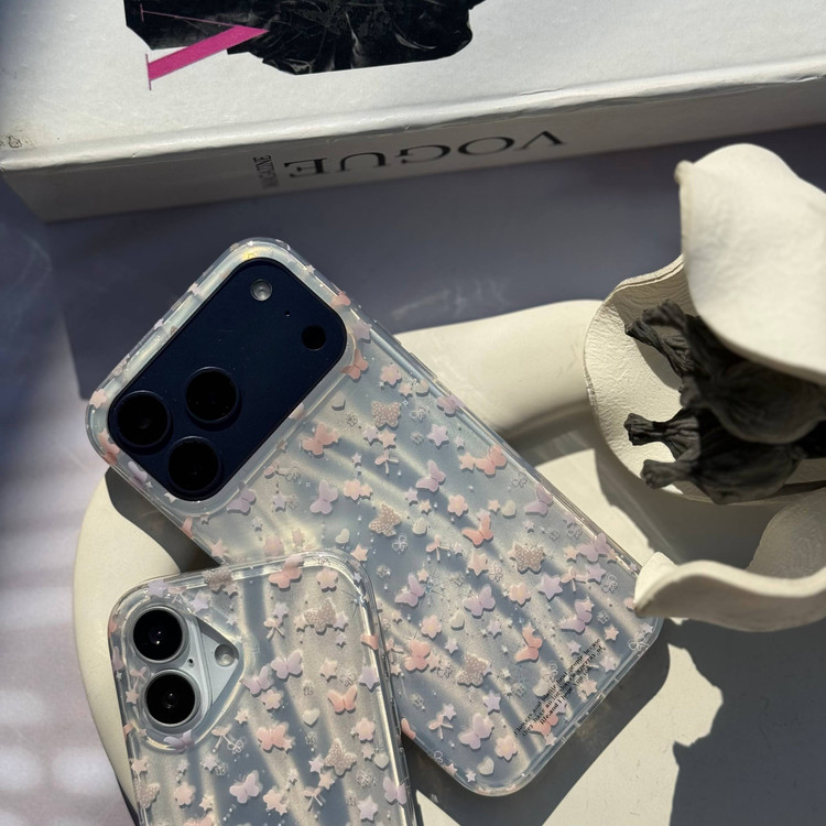 محافظ گوشی آیفون با طرح پروانه