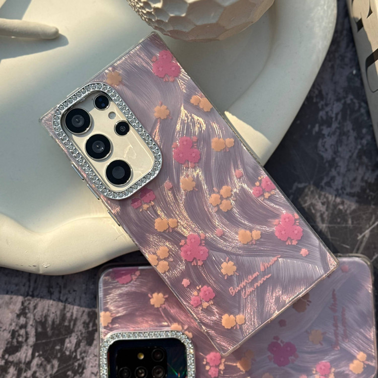 قاب سامسونگ گلدار یاسی IMD