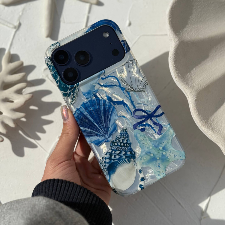 قاب آیفون طرح صدف الهام گرفته از دریا