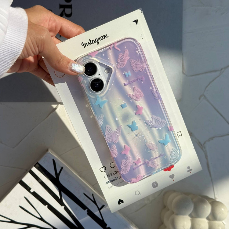 قاب آیفون 13Promax طرح پروانه فانتزی