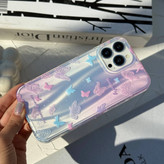 قاب آیفون پروانه ها سرخابی IMD همراه اکسسوری