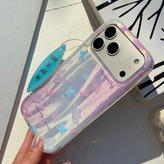 قاب آیفون 16Pro طرح پروانه سرخابی همراه اکسسوری